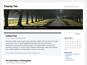 Template wordpress Twenty Ten Template wordpress Twenty Ten