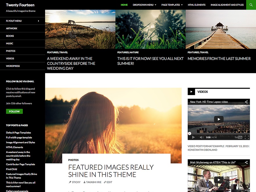 Twenty Fourteen wordpress theme Twenty Fourteen wordpress theme