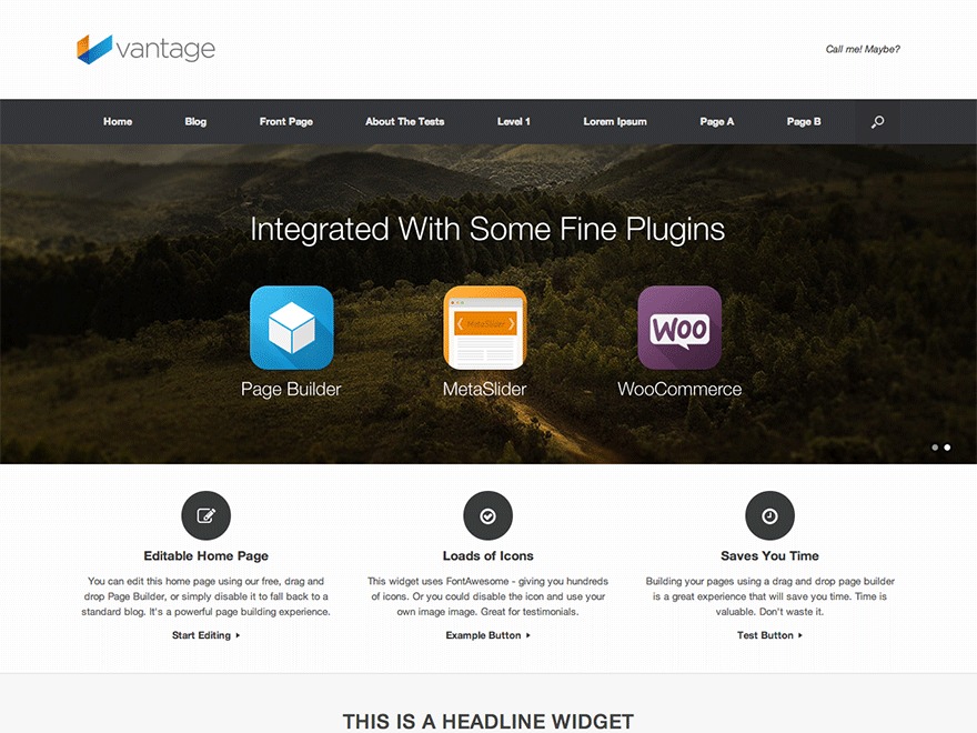 Vantage wp theme Vantage wp theme