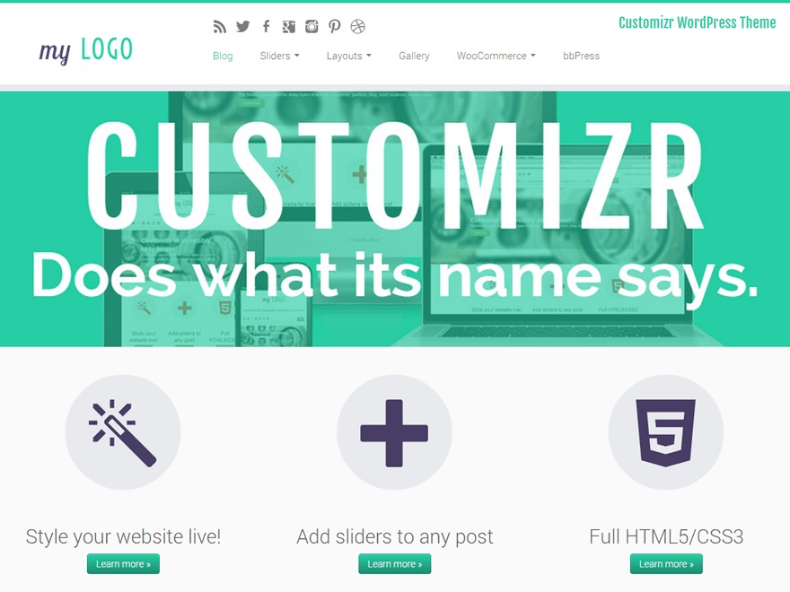 Customizr wordpress template Customizr wordpress template